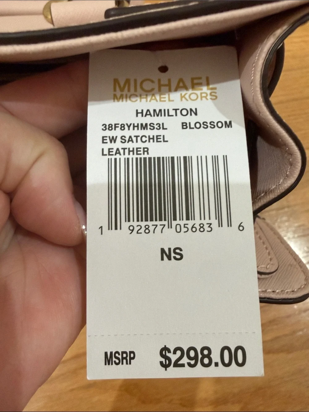 Michael Kors Hamilton East West Satchel in color blossom NWT
